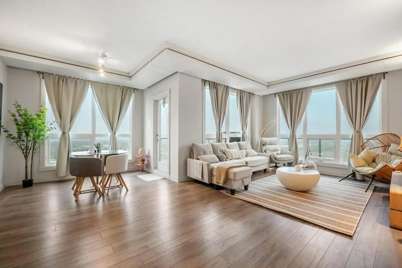 Appartement Upscale Penthouse Stay With Mountain & City Views, Free Parking, Bbq Grill, Office Space & More Calgary Canada